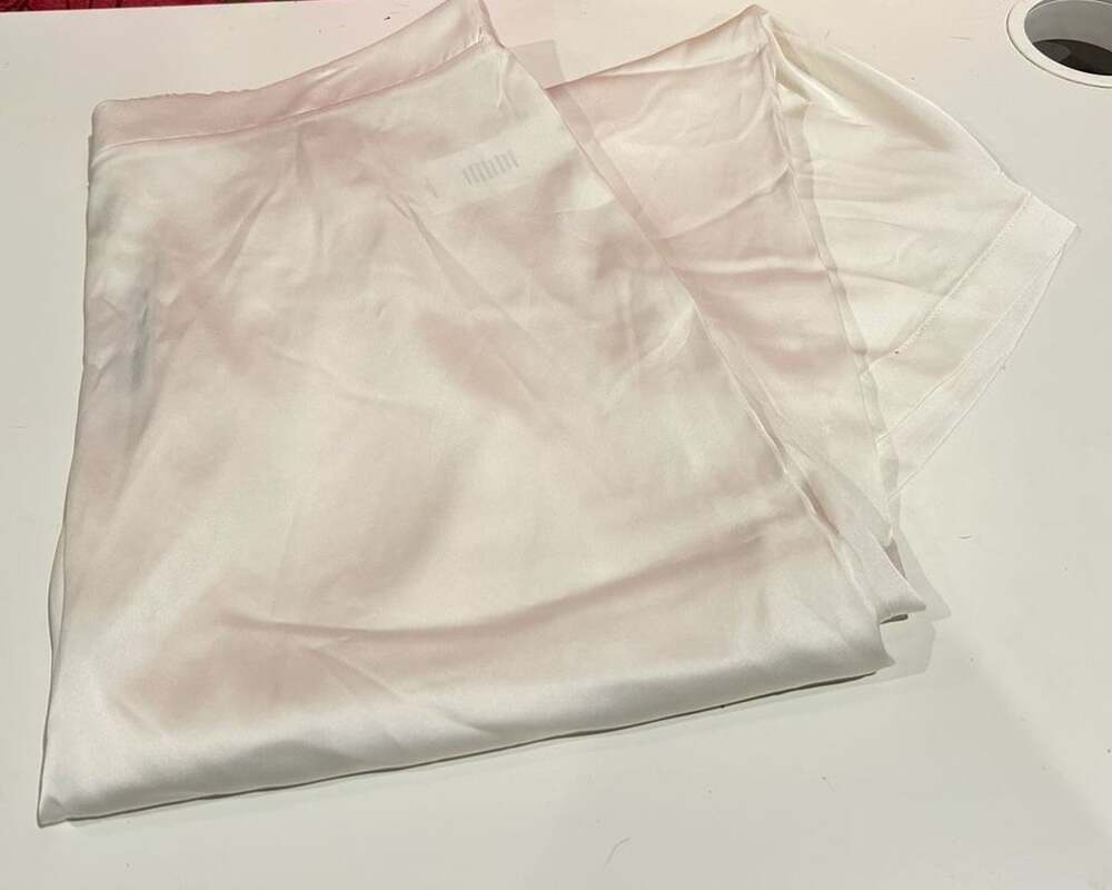 Parker & Rowe White Satin Pants Size L with Tags (Org. $79)